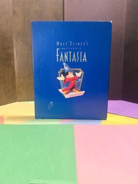 Walt Disney’s Fantasia Deluxe Commemorative VHS Laserdisc CD Box Set